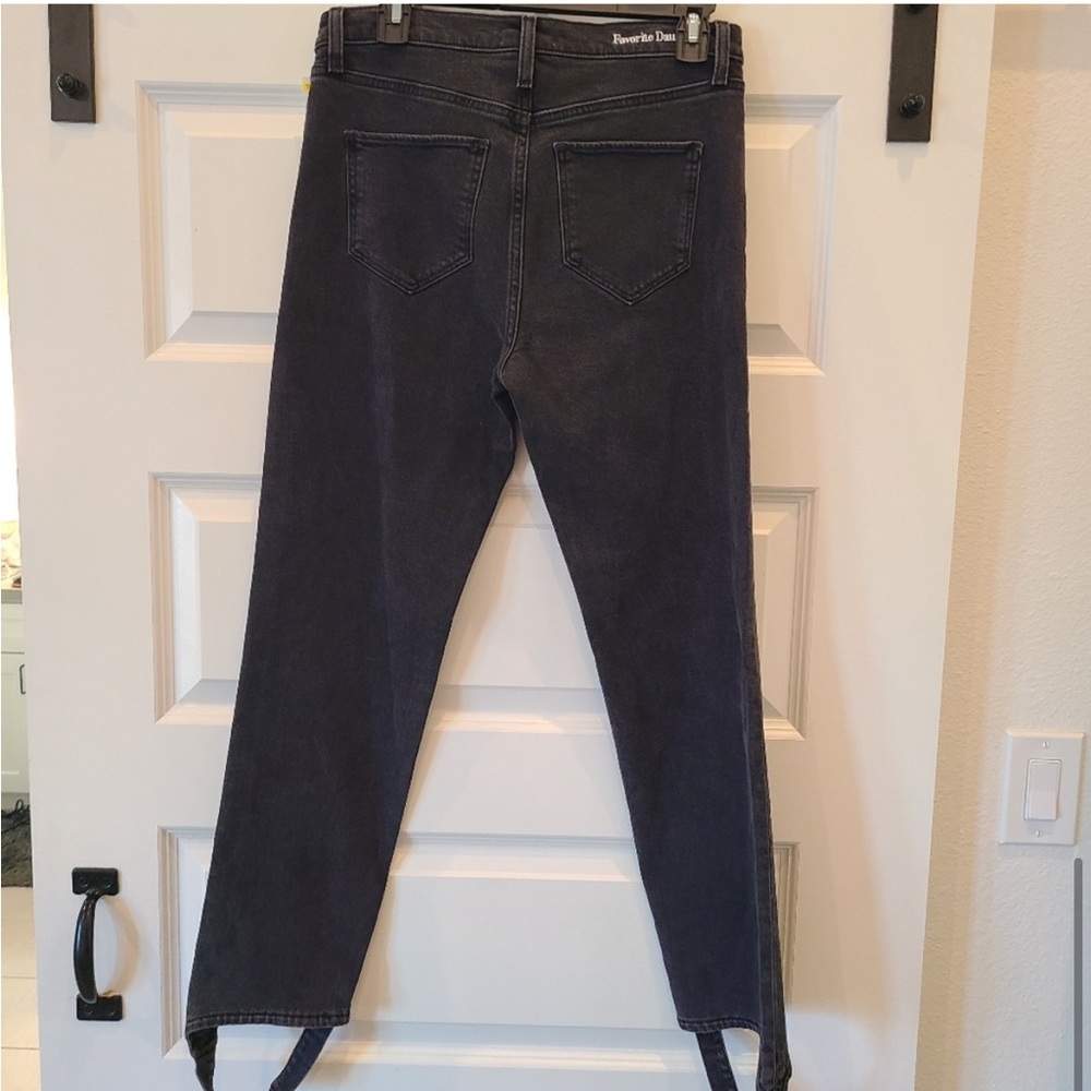 Favorite Daughter EVELYN HIGH RISE STRAIGHT pant in Black - Picture 4 of 11